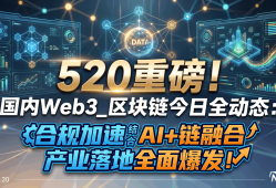 520重磅！国内Web3_区块链今日全动态：合规加速、AI+链融合、产业落地全面爆发！